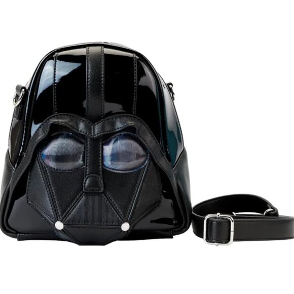 Loungefly Disney Darth Vader Figural Crossbody Bag - Picture 1 of 5